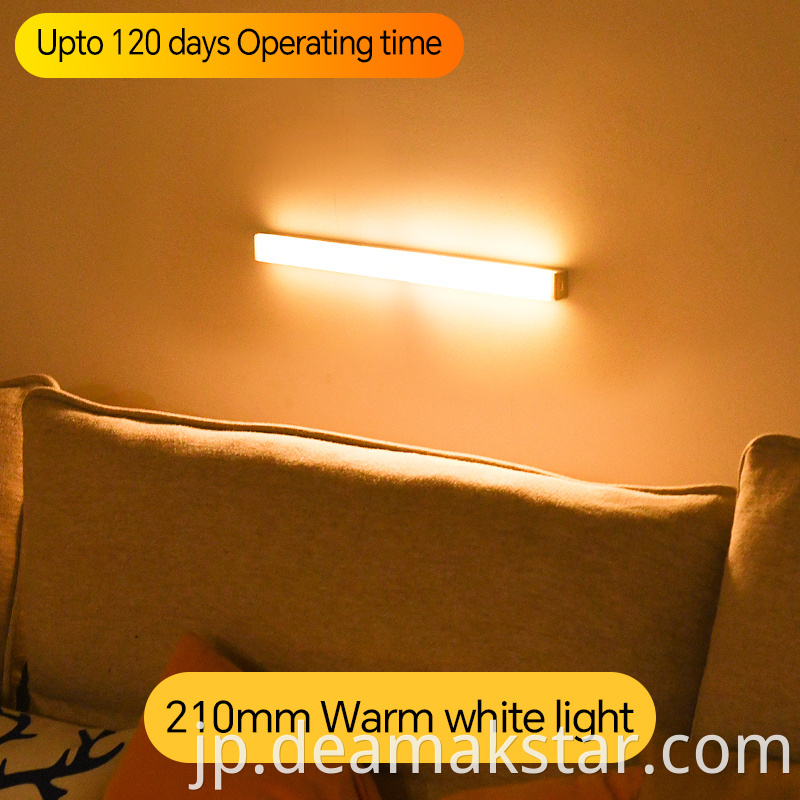 Led night lights with magnetic attraction